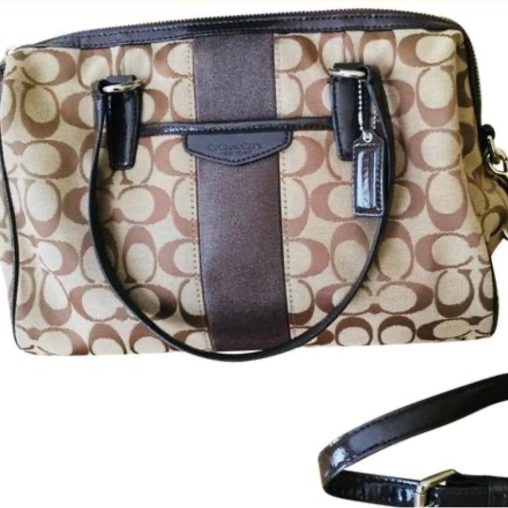 Coach Signature Nancy Satchel